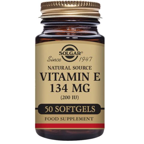 Solgar Vitamin E 200 IU 50 Vegetable Softgel
