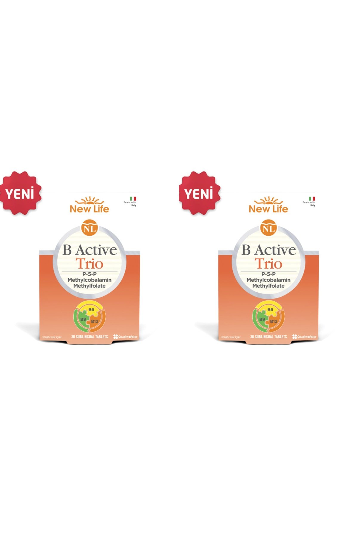 New Life B Active Trio 30 Tablet 2 Kutu