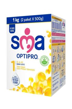 SMA 1 Optipro Probiyotik 0 - 6 Ay Bebek Sütü 1000 gr