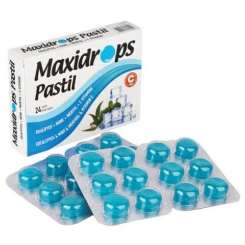 Maxidrops Pastil Nane Mentol 24'lü