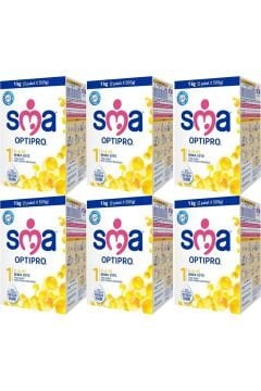 SMA 1 Optipro Probiyotik 0 - 6 Ay Bebek Sütü 1000 gr 6 Kutu