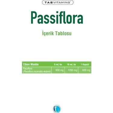Tabvitamins Passiflora 30 Kapsül