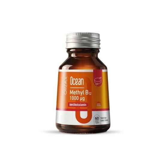 Ocean Methyl B12 60 Dilaltı Tablet
