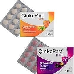 Çinkopast Portakal Pastil 6'lı + Nane Pastil 6'lı
