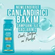 Restorex Hyaluronic Glycolic Acid Tüm Saç Tipleri Şampuan 500 ml