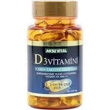 Aksu Vital Vitamin D3 60 Softgels