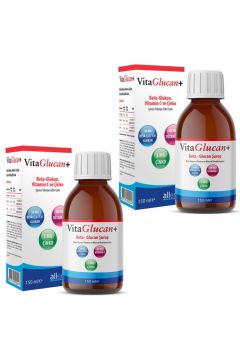 VitaGlucan Beta Glucan & C Vitamini Şurup 150 ml 2 Kutu