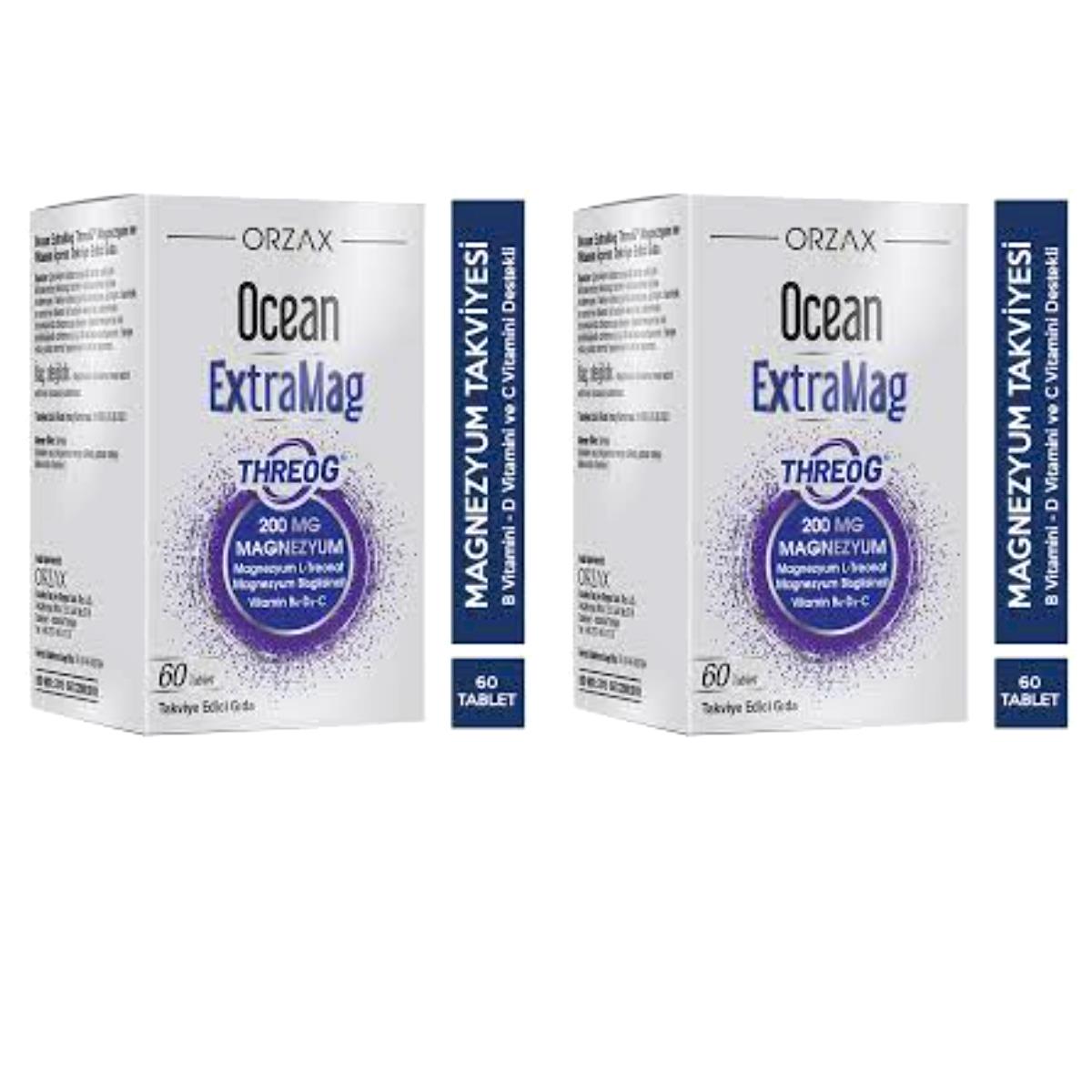Ocean Extramag Threog 200 mg Tablet 60'lı 2 Kutu