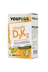 Youplus Vitamin D3 K2 Damla 20 ml