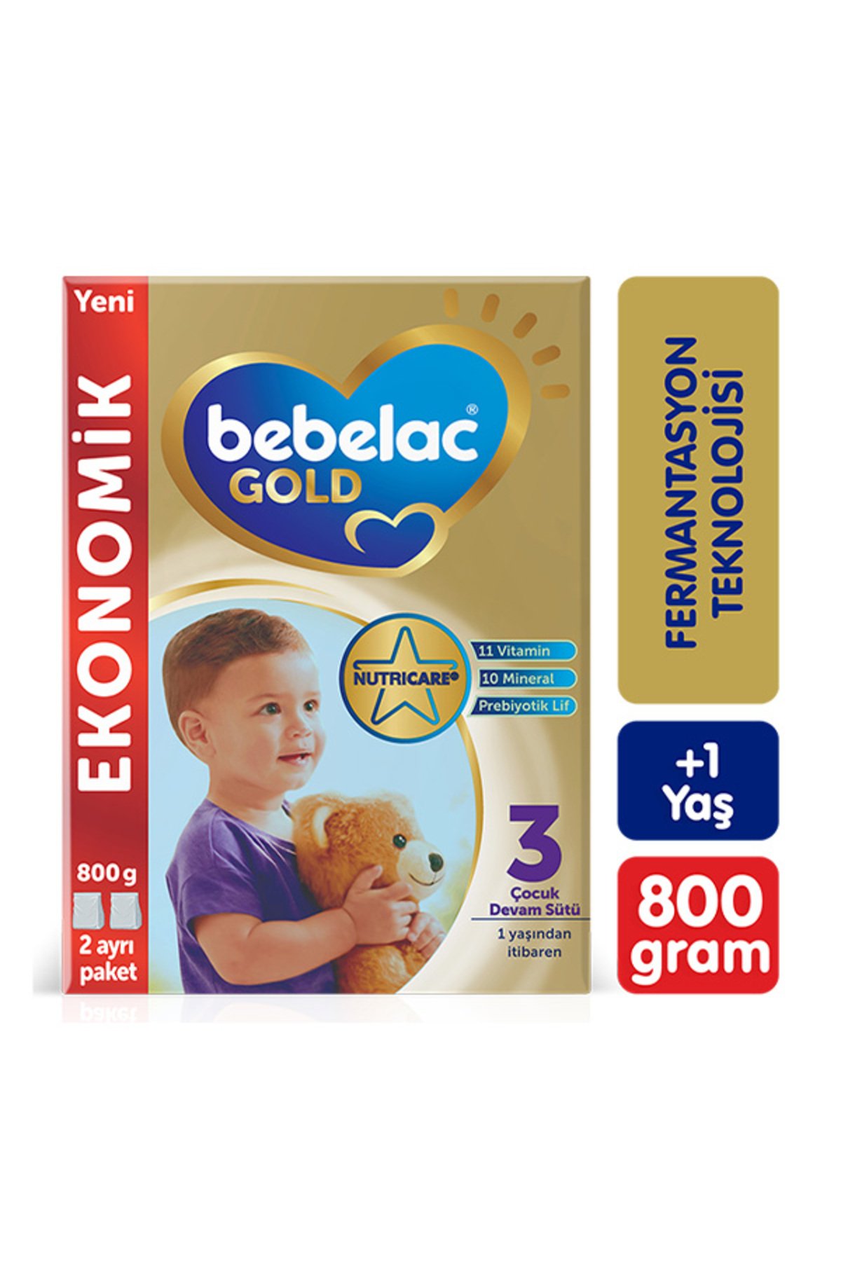 Bebelac Gold 3 Numara 800 gr
