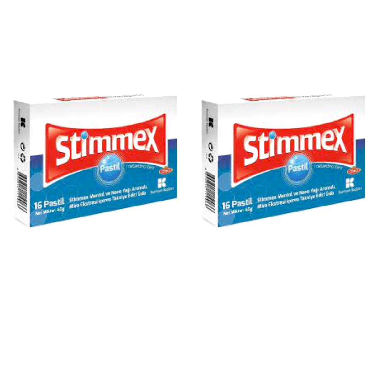 Otacı Stimmex Pastil 16 Adet 2 Kutu