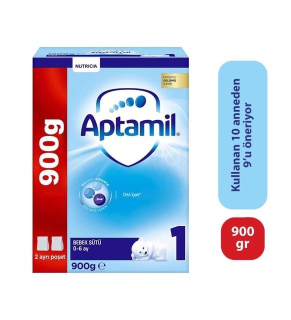 Aptamil 1 Numara Bebek Maması 900 gr