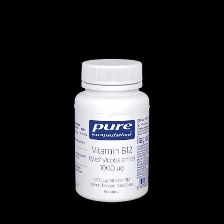 Pure Encapsulations Vitamin B12 1000 mcg 60 Kapsül