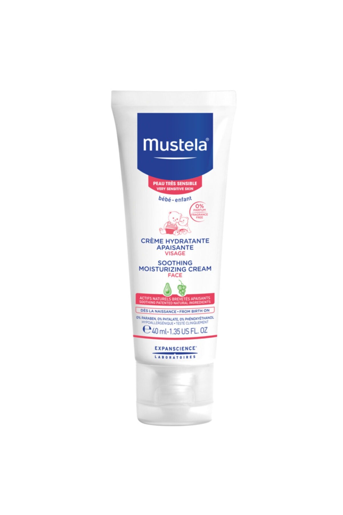 Mustela Soothing Mousturizing Cream 40 ml - Hassas Ciltler İçin