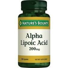 Nature's Bounty Alpha Lipoic Acid 200 mg 30 Kapsül
