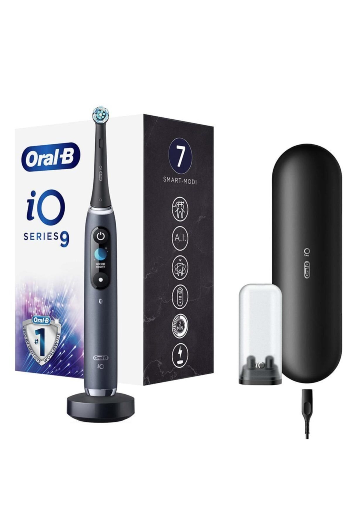 Oral-B iO 9 Şarjlı Diş Fırçası Siyah