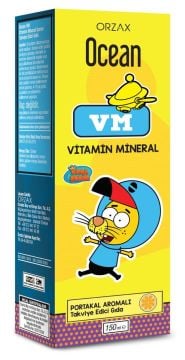 Ocean VM Portakal Aromalı Şurup Kral Şakir 150 ml