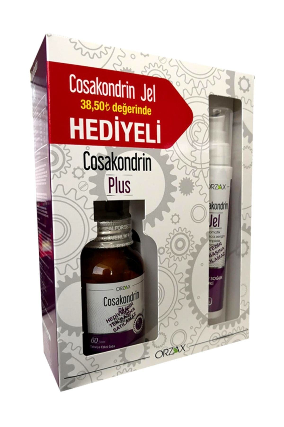 Orzax Cosakondrin Plus 60 Tablet + Orzax Cosakondrin Jel 100 ml Hediyeli