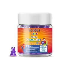 Validus Kids Iron Vitamin C Vitamin B6 - B12 Fos 60 Gummies