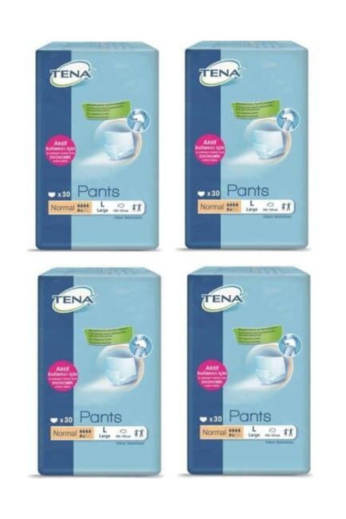 Tena Pants Külot Yetişkin Hasta Bezi Large 30'lu Paket 4'lü