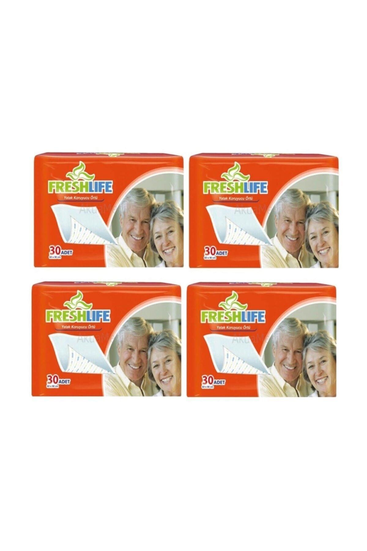 Freshlife Hasta Altı Yatak Koruyucu 60 x 90 - 30'lu Paket 4'lü