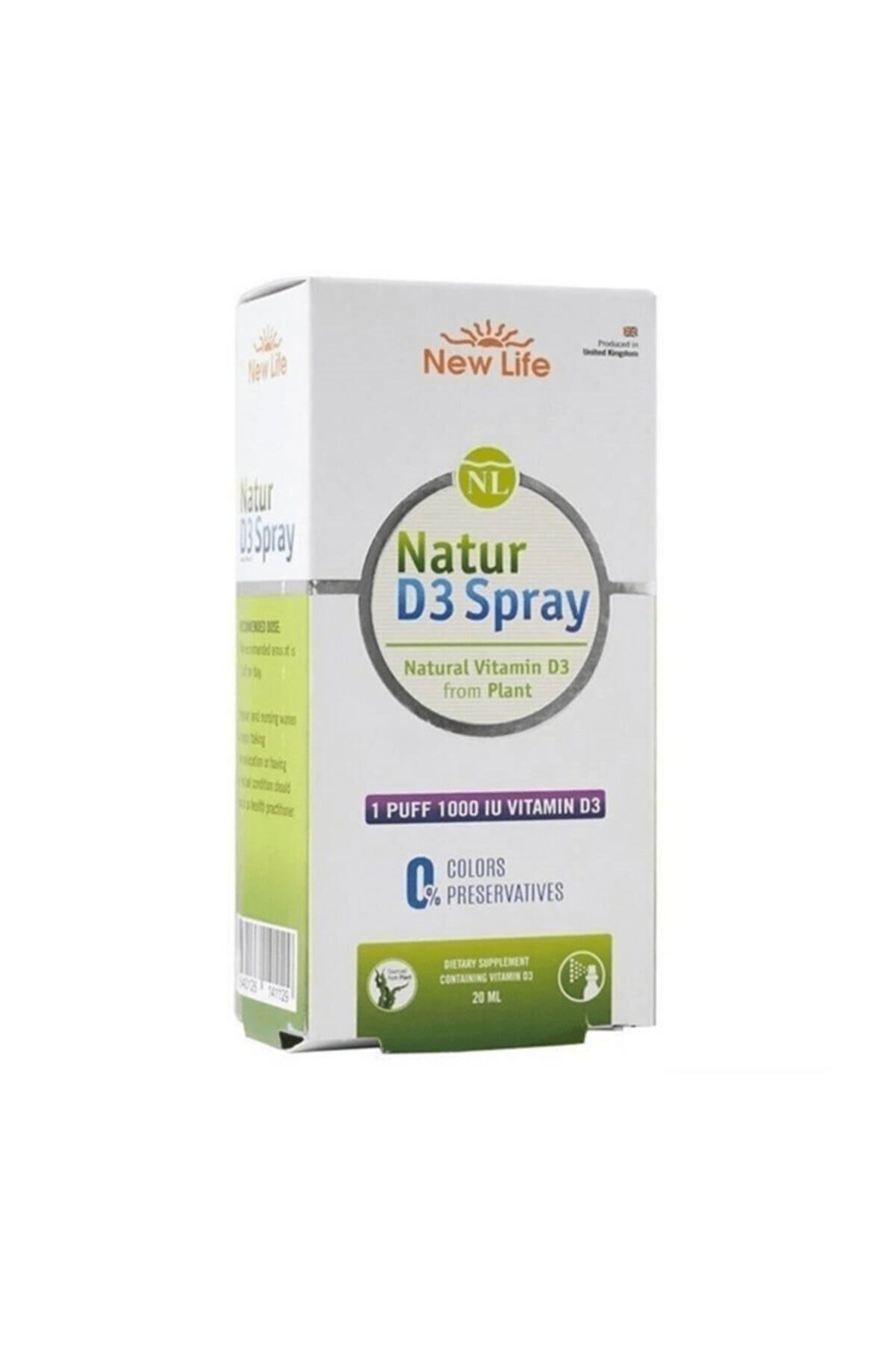 New Life Natur D3 Spray 1000 IU 20 ml