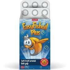 EasyFishoil Plus Balık Yağı Tutti Frutti Aromalı 30 Çiğnenebilir Jel