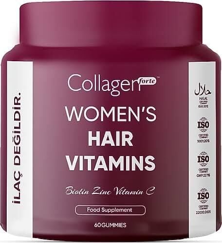 Collagen Forte Women's Hair Vitamins 60 Gummies