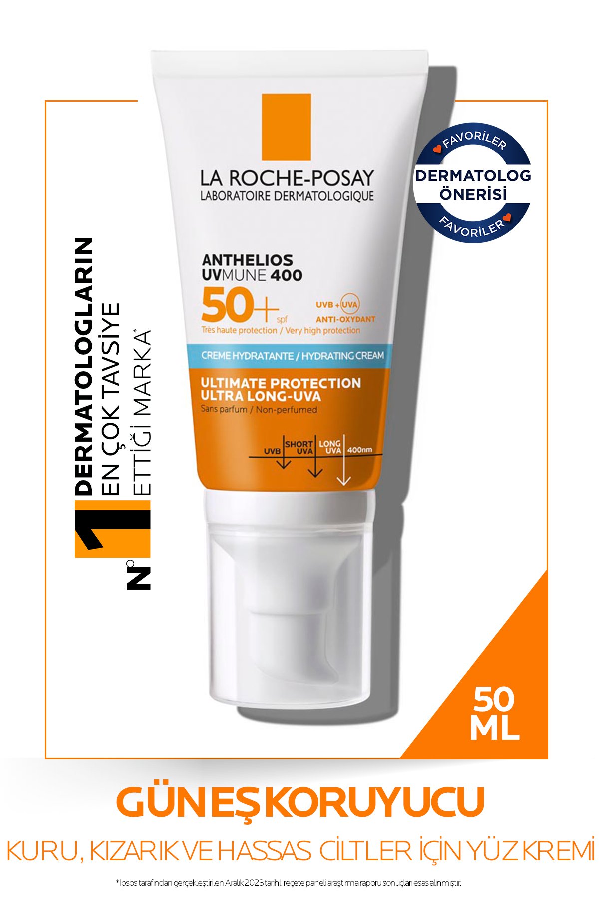 La Roche Posay Anthelios Uvmune Ultra Krem Spf50+ 50 ml