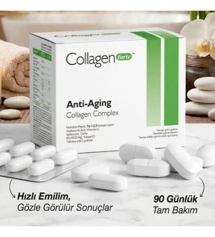 Collagen Forte Anti Aging Kolajen Komplex Multivitamin 1500 mg 90 Tablet