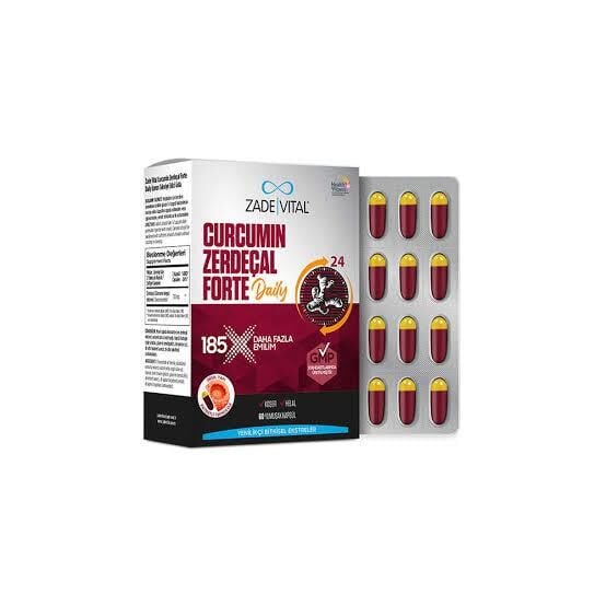 Zade Vital Curcumin Zerdeçal Forte Daily 60 Yumuşak Kapsül