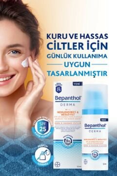 Bepanthol Derma Nemlendirici Besleyici Günlük Yüz Bakım Kremi 50 ml