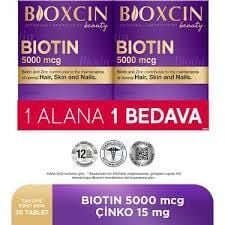 Bioxcin Biotin 5000 mcg 30 Tablet 2'li