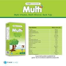 Tabvitamins Multi Balık Yağı 200 ml