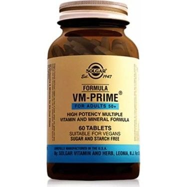 Solgar Vm Prime 50 Yaş 60 Tablet