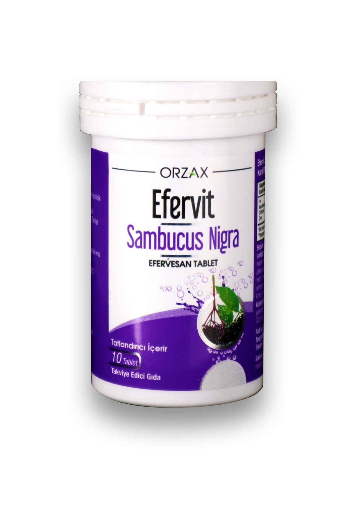 Orzax Efervit Sambucus Nigra 10 Efervesan Tablet