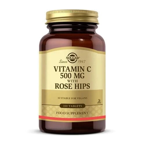 Solgar Vitamin C with Rose Hips 500 mg 100 Tablet