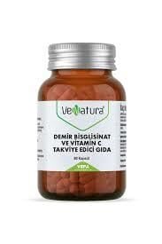 Venatura Demir Bisgilisinat Vitamin C 90 Kapsül