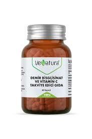 Venatura Demir Bisgilisinat Vitamin C 90 Kapsül