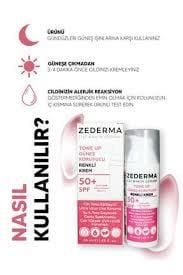 Zederma Tone Up SPF50+ Ton Eşitleyici Pembe Yüz Güneş Kremi Çok Yüksek Koruma 50 ml
