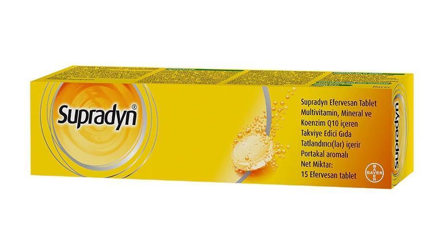 Supradyn Koenzim Q10 15 Efervesan Tablet