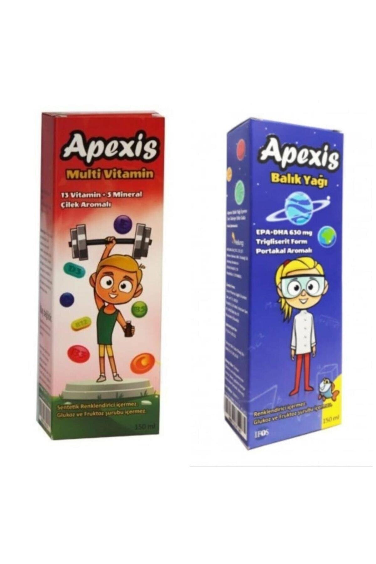 Apexis Balık Yağı 150 ml + Apexis Multivitamin 150 ml Kofre