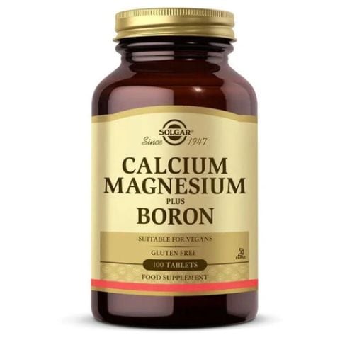 Solgar Calcium Magnesium Plus Boron 100 Tablet