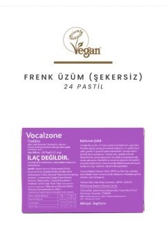 Vocalzone Frenk Üzümlü Pastil 12'li