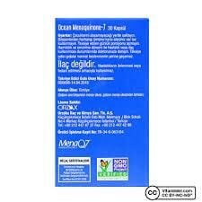 Ocean MK-7 100 mcg Vitamin K2 30 Kapsül