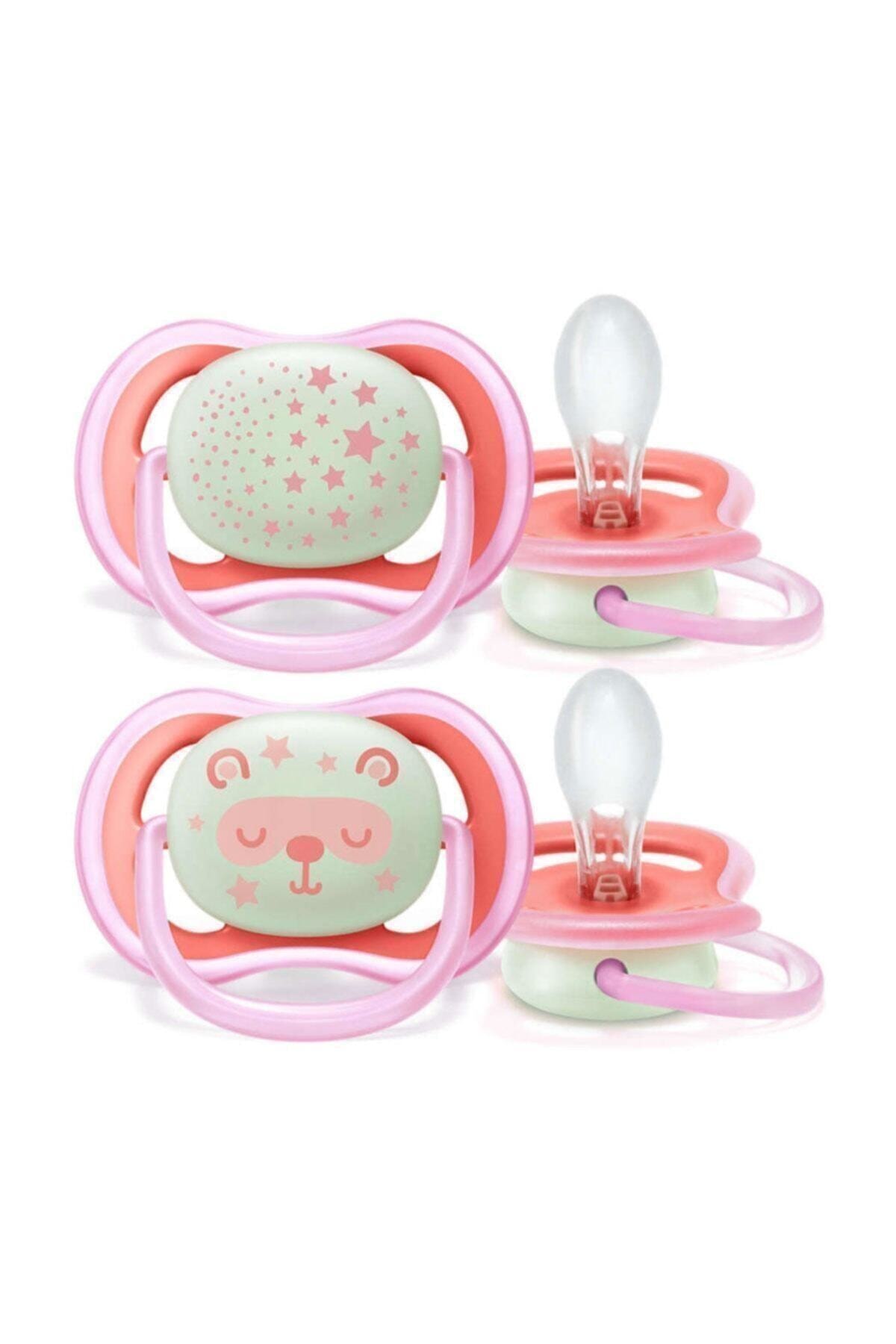 Philips Avent Ultra Air Karanlıkta Parlayan Emzik 68M Kız SCF376/22