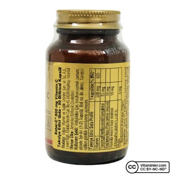 Solgar Ester-c Plus 500 Mg 50 Kapsül