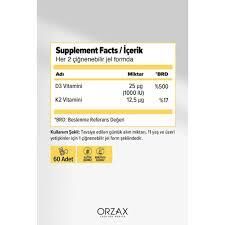 Ocean Gummies D3 K2 Vitamini 60 Adet