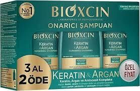 Bioxcin Keratin ve Argan Onarıcı Şampuan 300 ml - 3 Al 2 Öde