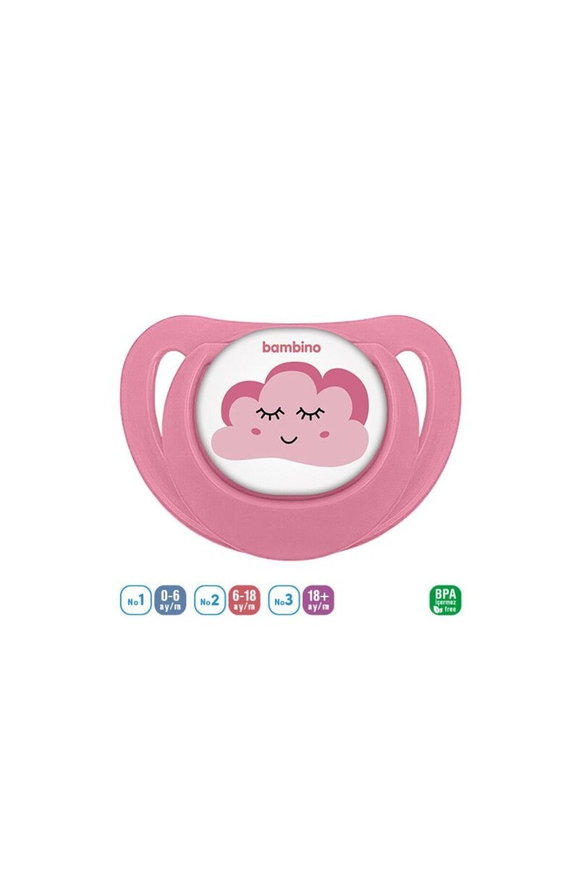Bambino P-2558 Desenli Fit Damakli Emzik 0-6 Ay No: 1